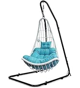 DREAMADE Hängestuhlgestell verstellbar, Freistehendes Hängesesselgestell Metallgestell für Hänges...