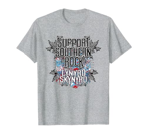 Image of Lynyrd Skynyrd Support Southern Rock Band Vintage Logo 70s T-Shirt
