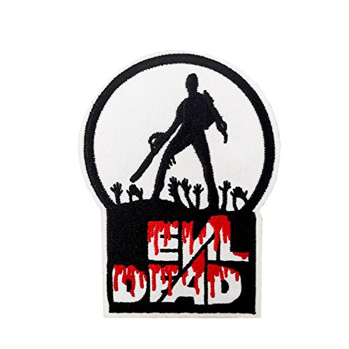 Cute-Patch 9,5 cm 'The Evil Dead', bestickter Aufnäher zum Aufbügeln, Horror-Film, Geschenk