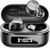 Auriculares inalámbricos TOZO NC9 con cancelación activa de ruido híbrida, 60H, pantalla LED | 6 micrófonos ENC para llamadas claras, sonido de graves profundos, IPX8, audífonos Bluetooth 5.3 de inserción, 32 ecualizadores vía APP, ajuste cómodo, negro 2