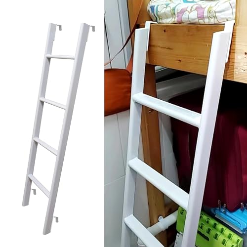 Échelle de remplacement pour lit surélevé blanche avec attaches stables
