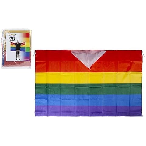 Toyland® Regenbogen-Stolz-Kap Flagge mit Kapuze Cover