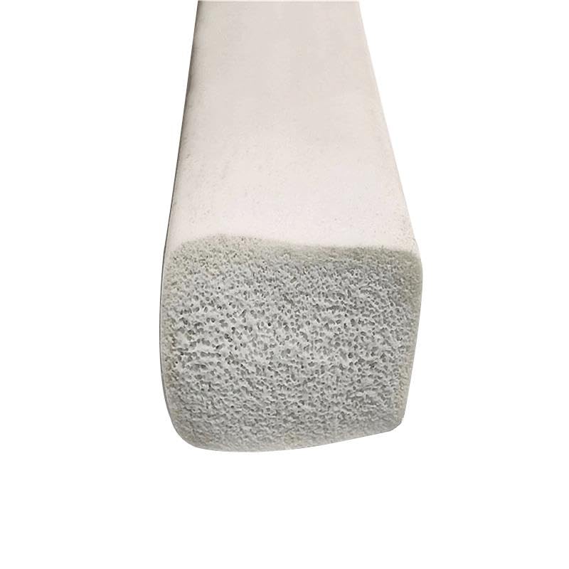 Strisce sigillanti in Schiuma di Gomma siliconica rettangolari da 1 m quadrate(White 20mmX25mm)