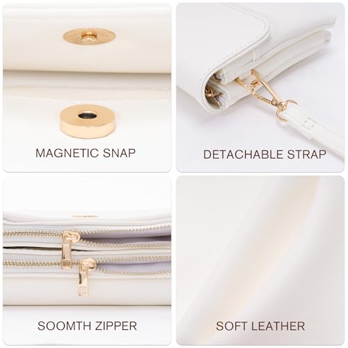 Image of Small Crossbody Bags for Women,Vegan Leather Cell Phone Purse with Adjustable Shoulder Strap for Travel