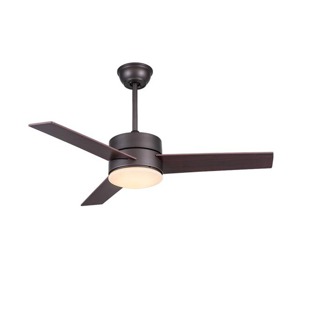 Ventilateur de plafond design moderne avec éclairage LED en bois noble