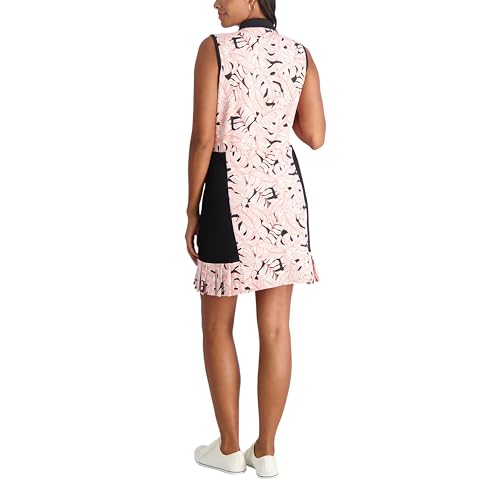 Image of Stella Parker Women's Color Blocked Side Pleat Dress