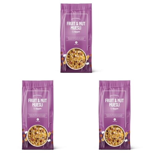 by Amazon Muesli Con Fruta Y Frutos Secos, 750g (Paquete de 3)