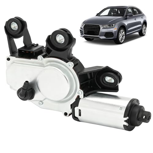 Image of Rear Windshield Wiper Motor Compatible with Audi A3 8P A4 A6 Q5 Q7, Replaces 8E9955711, 8E9955711A, 8E9955711B, 8E9955711C, 8E9955711D, 8E9955711E, 8E9955711G, 8R0955711A, 8R0955711C, 8R0955711B