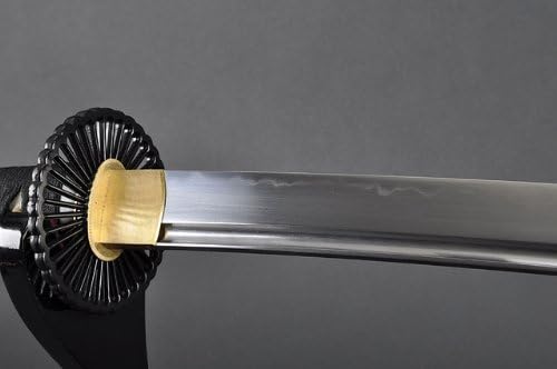 HMS Fully Handmade Empire Wheel Clay Tempered Japanese Samurai Katana & Wakizashi Swords