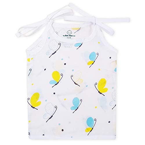 Image of The Boo Boo Club Extra Soft Organic Cotton Muslin Jhabla for Baby (Set of 4). GOTS Certified (Newborn, Knott, Animal)| Kids Summer Wear Set