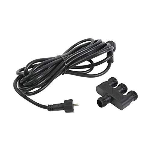 Eastern Connections 10m Low Voltage Extension Cable with Three Outlets for Water Features 12V