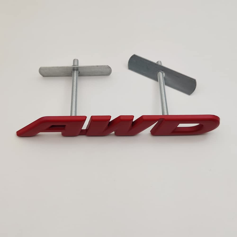 3D Metall AWD Emblem Aufkleber - Kühlergrill Abzeichen Für Auto Front