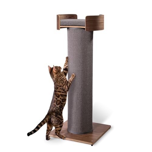 Torre rascador gigante para gato ONE FAST CAT 44.5 in alto miniatura 1