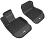 3D MAXpider All-Weather Floor Mats for Toyota GR Supra 2020-2022 and BMW Z4 2020-2022 - Kagu Rubber (1st Row only, Black)
