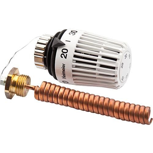 Thermostatkopf K mit Tauchsonde Spirale R1/2 x 118 mm Gesamtlänge