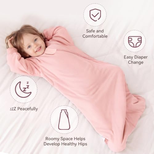 Image of BubblePanda Rayon Made from Bamboo Sleep Sack 0-6 Months 1.5 Tog Newborn