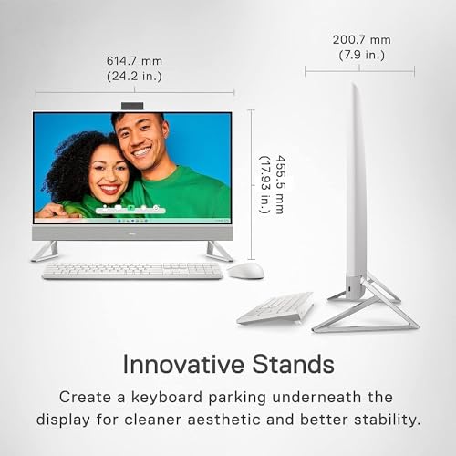 Image of Dell 2024 Newest Inspiron 27 All-in-One Desktop, 27 inch FHD Touch Display, Intel 10-Core i7-1355U(up to 5.00 GHz), NVIDIA GeForce MX550, 64GB RAM, 2TB SSD, Wi-Fi 6E, Bluetooth, Windows 11 Pro