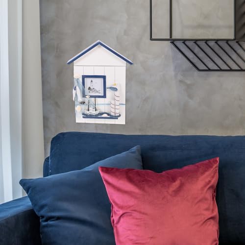 Boîte à clés murale pin blanc contre la perte des clés