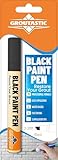 Groutastic Black Grout Paint Pen Tile Grout Colorant & Sealer Marker, Quick-Dry, Ideal for Bathroom, Shower, Kitchen Tiles Restores Grout Lines, 3 Adjustable Tips (2-3 mm)
