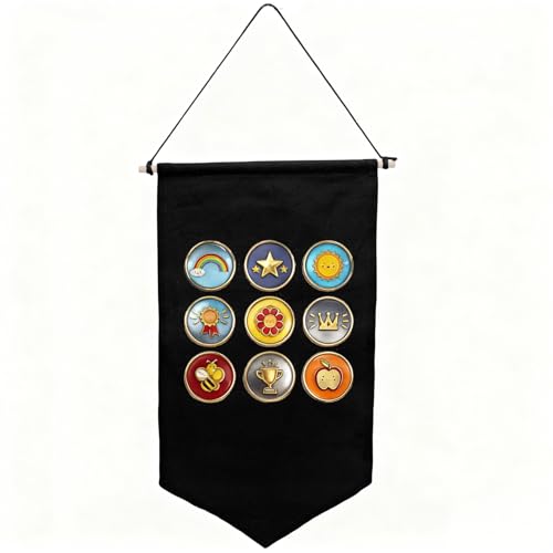 Leislam Broschen Pin Organizer, Orden Aufbewahrung, Broschen Organizer, Sammeln Display, Filz Broschen Pin Display Holder, Emaille Pin Anzeige Halter, Schwarz, Anstecknadel Vitrine