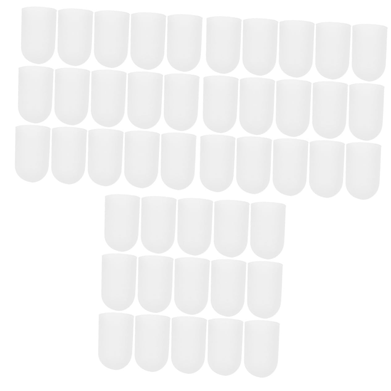 NOLITOY 60 Pcs Finger Cot Anti-Scald Finger Sleeves Anti-Slip Finger Protectors Finger Caps Finger Tips Finger Dots Anti-Scald Finger Covers