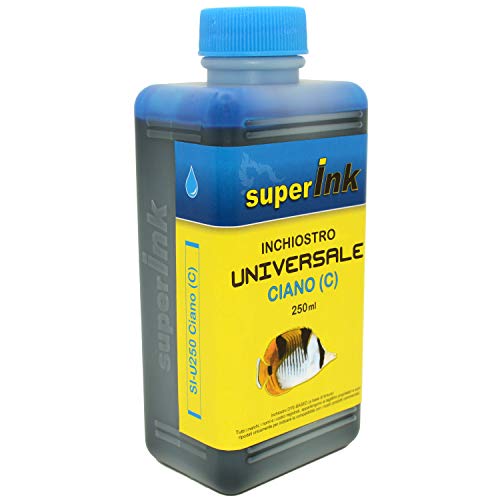 250ml-Cian-Tinta-superInk-Universal-para-la-Recarga-de-Las-impresoras-de-inyeccion-de-Tinta-jeringa-10ml-con-Aguja-y-Tapa
