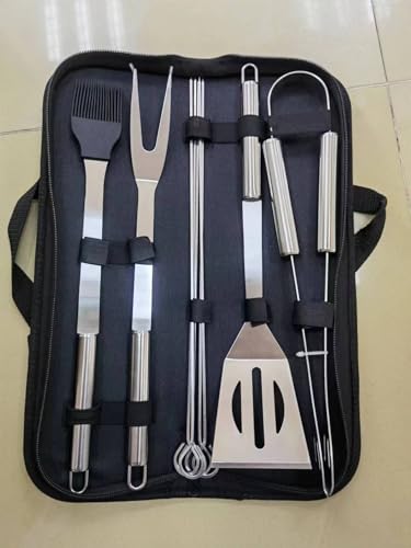 Kit de 9 piezas para parrilla de acero inoxidable miniatura 1