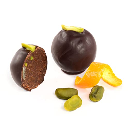 Odilia Bio Dattel-Pralinen – Vegan & ohne Zusatz von raffiniertem Zucker | 5 Sorten mit exotischen Aromen | Glutenfrei, laktosefrei, palmölfrei | Handmade in Germany