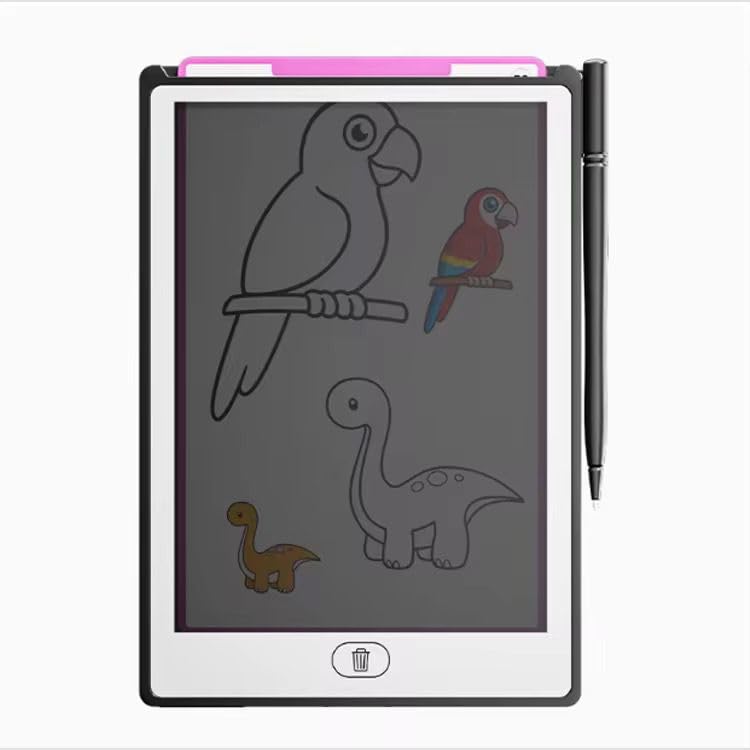 8.5" LCD Writing Tablet for Kids Learning Pad ABCD Practice Board Reusable Drawing Tablet Writing Drawing Pad Kids Study Tablet Handwriting Practice Board Erasable Writing Pad Digital Slate-image-8