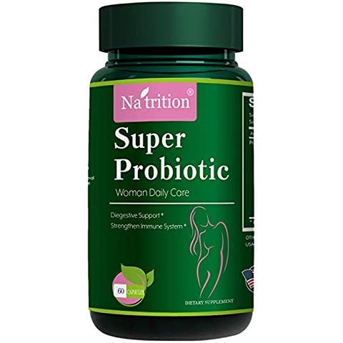 Na'trition Super Probiotic Women's Daily Care, 60 Easy Swallow Capsules, 1 Month Supply Cover