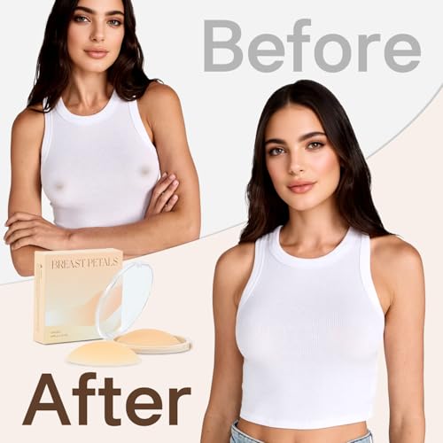 Nipple Covers for Women – Reusable Sticky Silicone Nipple Covers,Seamless Nipple Cover with Travel Box4