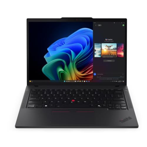 Image of Lenovo ThinkPad T14 Gen 6 21QG0045US 14 inch Notebook - WUXGA - 60 Hz - Intel Core Ultra 7 2nd Gen 258V - 32 GB - 512 GB SSD - English (US) Keyboard - Black