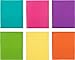 JAM PAPER Heavy Duty Plastic 2 Pocket Extra Tough School Folders - Assorted Fashion Colors - 12 Folders/Pack (2 Assorted Packs of 6)