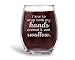 I Love to Wrap Both Hands Around It and Swallow Funny Saying Wine Glass Bachelorette Party - 21 oz