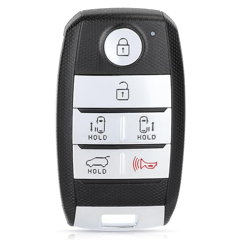 Keymall Keyless Entry Remote 6 Buttons Proximity Key Fob Replacement