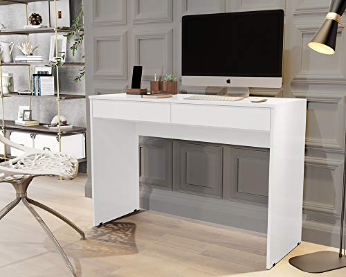 Escrivaninha Home Office - Branco - Mania de Móveis
