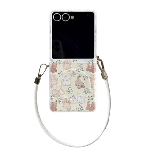 RUIKER Samsung galaxy z flip7 �p �P�[�X �L ���� �؍� �l�C �}�O�l�b�g MagSafe z flip7 ���킢�� �A�j�� �L�����N�^�[ �X�}�z�P�[�X zflip7 �Ή� �X�g���b�v �X�^���h�@�\�t�� PU���U�[ �M�����N