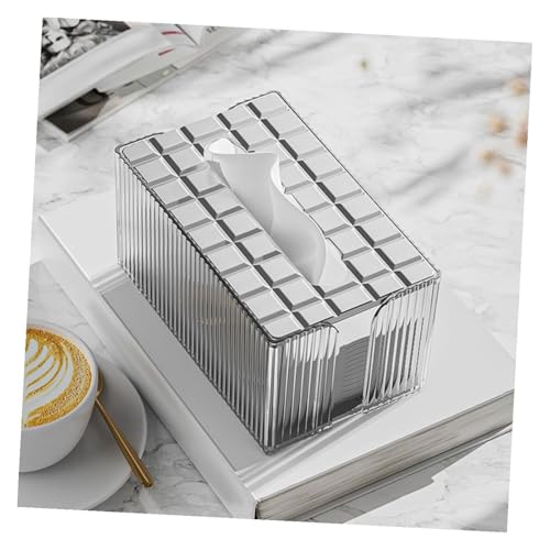 Distributeur serviettes transparent et support de boîte à mouchoirs étanche