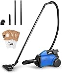 Eureka Mighty Mite Aspirateur puissant pour le tapis et le plancher dur, nettoyant à vide léger pour animaux de compagnie, bleu, 3670H w/ 2 Sacs à poussière