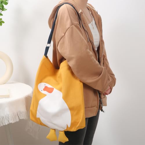 Bolso Tote Canvas divertido Pato y Ganso miniatura 2
