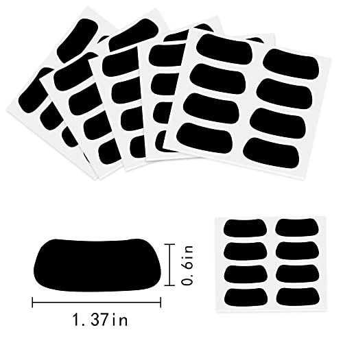 Jenleestar Eye Black Stickers for Kids, 60 Pairs Sports Baseball Eyeblack Breathable Strips for Football Softball Lacrosse Fans on Game-Day Sports Party