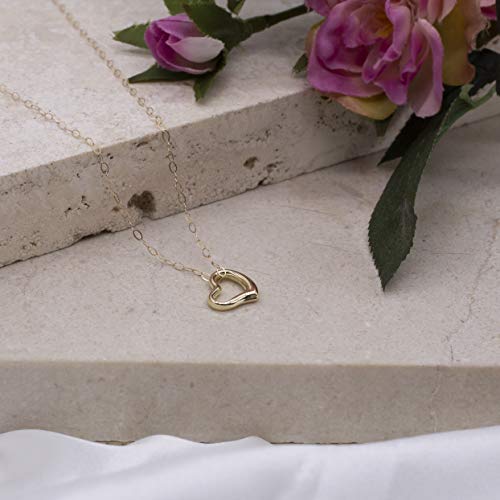 Carissima Gold Damen 12mm x 10mm Herz Slider Anhänger 9k(375) Gelbgold
