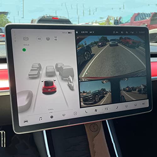 Protection écran mat Tesla Model Y pour des voyages en famille sans reflets