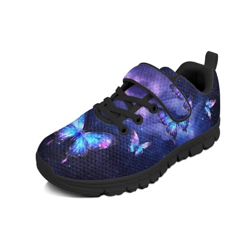 Boys Girls Shoes Kids Sneakers Athletic Running School Shoes for Little Kid/Big Kid Butterflies Print