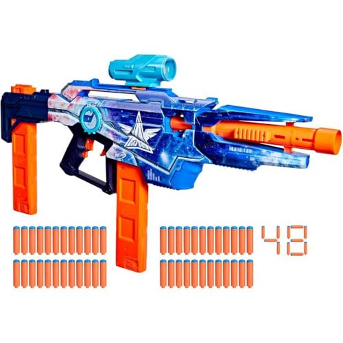 Nerf Loadout Galactic Commander Motorized Blaster 3 Firing Modes 3 Attachment Accessories 48 Nerf N1 Darts Kids Toys & Gifts Ages 8+