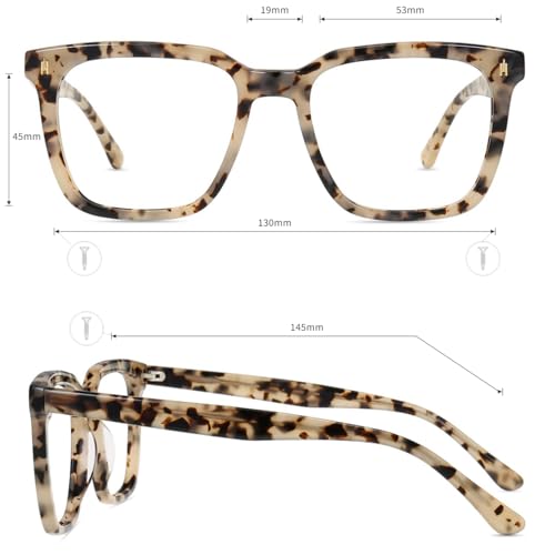 Image of Firmoo Oversized Blue Light Blocking Glasses Computer Gaming Glasses, Blue Blockers Glasses for Women /Men