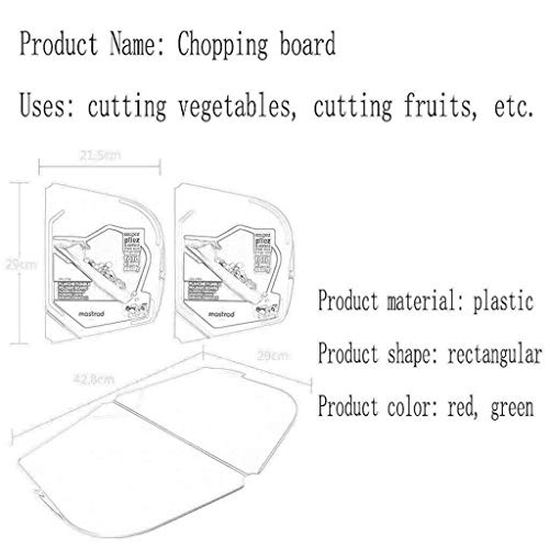 Petite planche à découper les fruits compacte pour pique-nique et studio - 3
