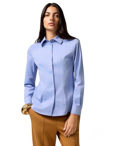 Oltre: Camicia In Popeline 100% Cotone Azzurro. 52 Stagione Autunno Inverno 2025