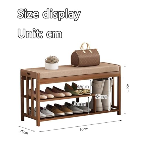 Tabouret porte-chaussures moderne double niveau gain de place - 8