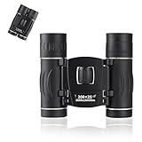 UYGTHI 200x25 Compact Binoculars for Adults, High Power Mini Binoculars for Bird Watching, Travel, Hunting, Concerts, Theater, Sightseeing, Sports